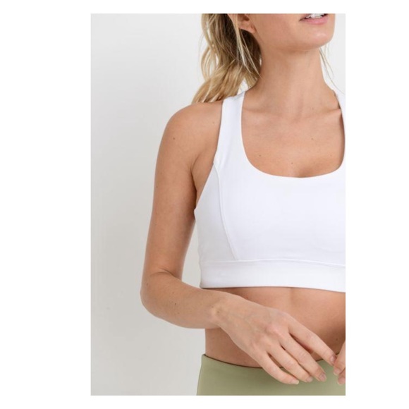 Last 1 Mono B X Racerback Sports Bra - Picture 4 of 7